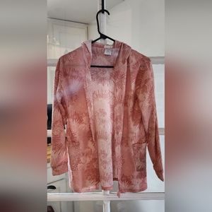 Light weight hooded cardigan